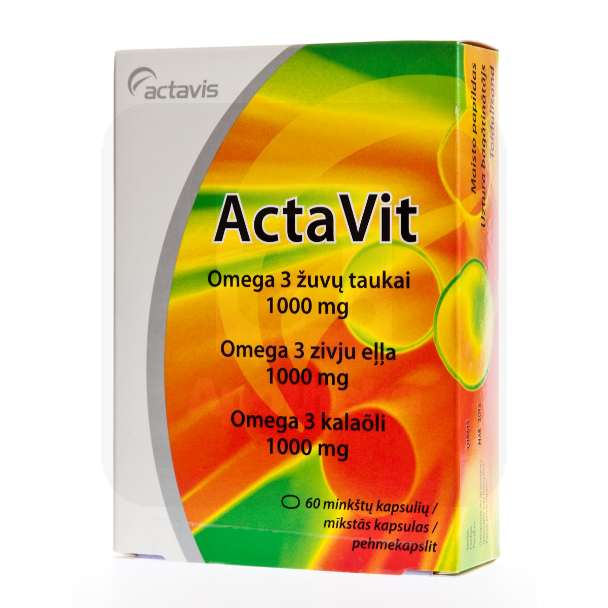 ACTAVIT OMEGA 3 KALAÕLI KAPSLID 1000MG N60