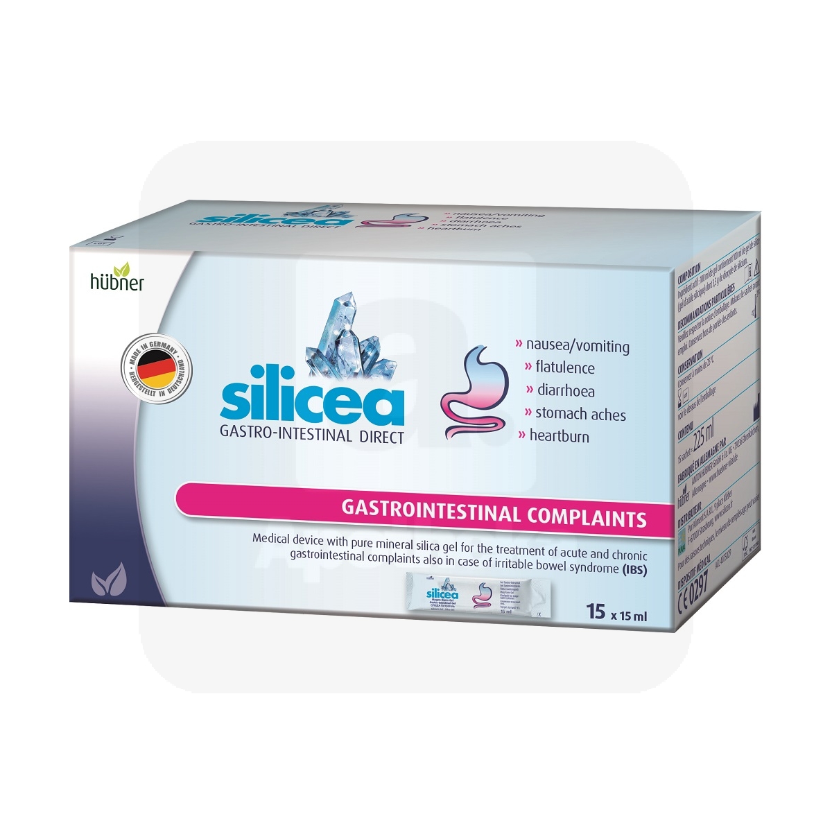 SILICEA SEEDETRAKTI GEEL 15X15ML (FOOLIUMPAKENDID)