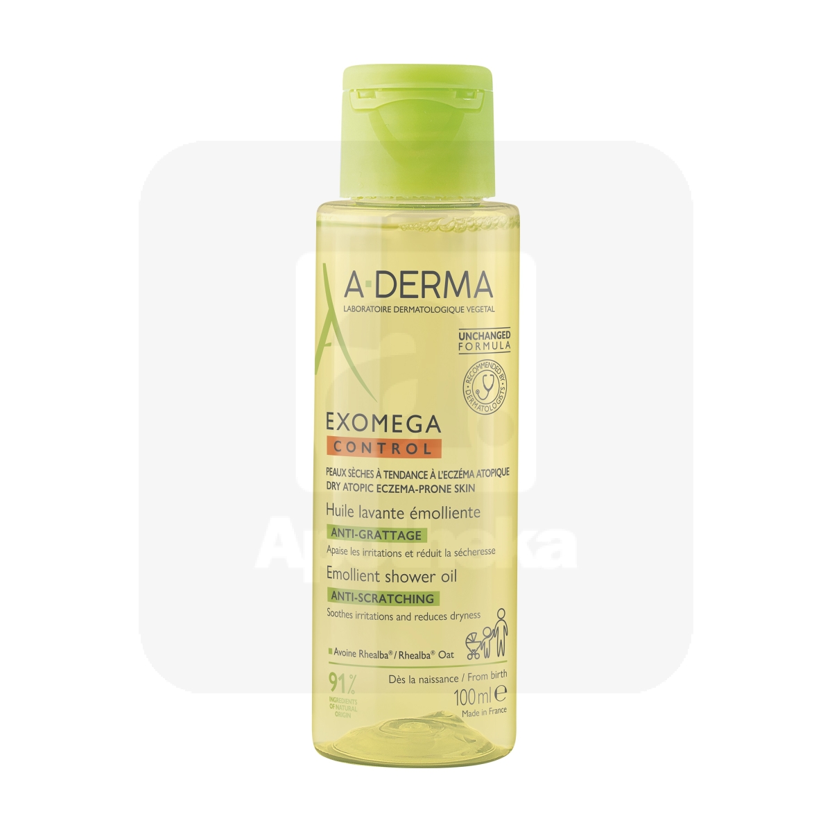 A-DERMA EXOMEGA CONTROL DUSHIÕLI ATOOPILISELE NAHALE 100ML - Изображение товара