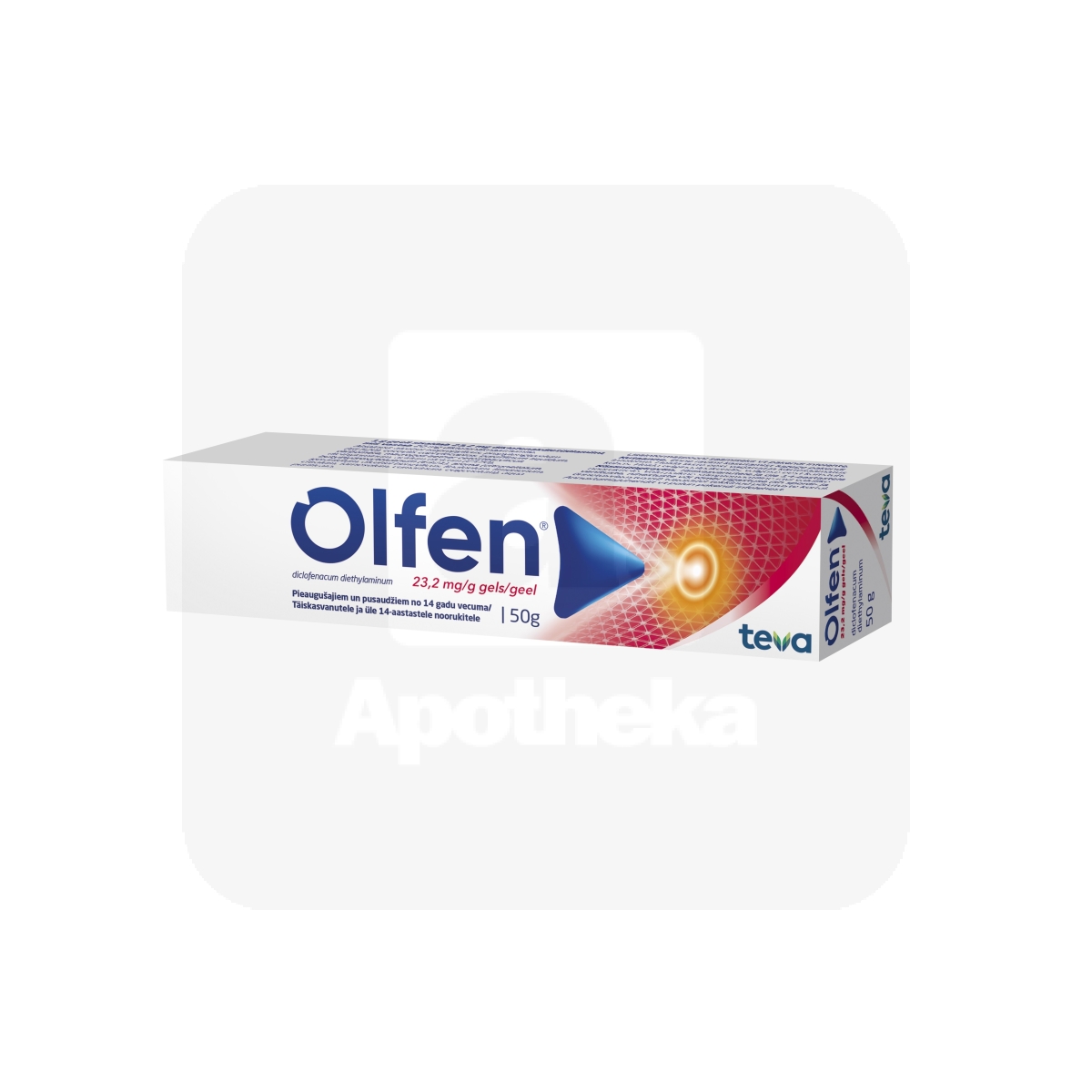 OLFEN GEEL 23,2MG/G 50G