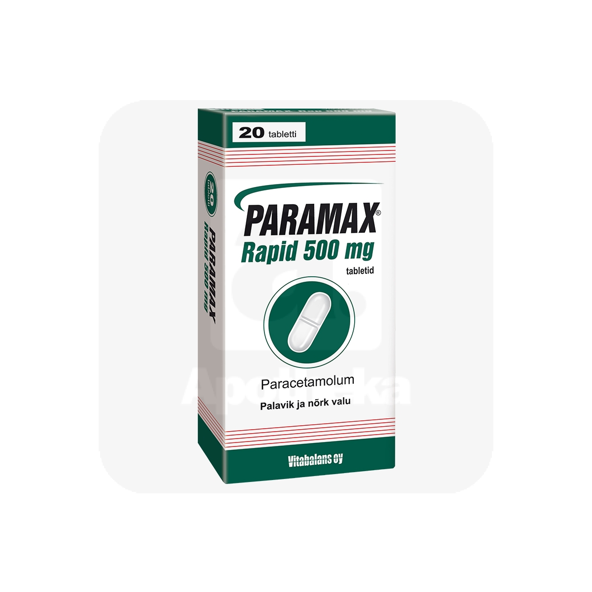 PARAMAX RAPID TBL 500MG N20 - Изображение товара