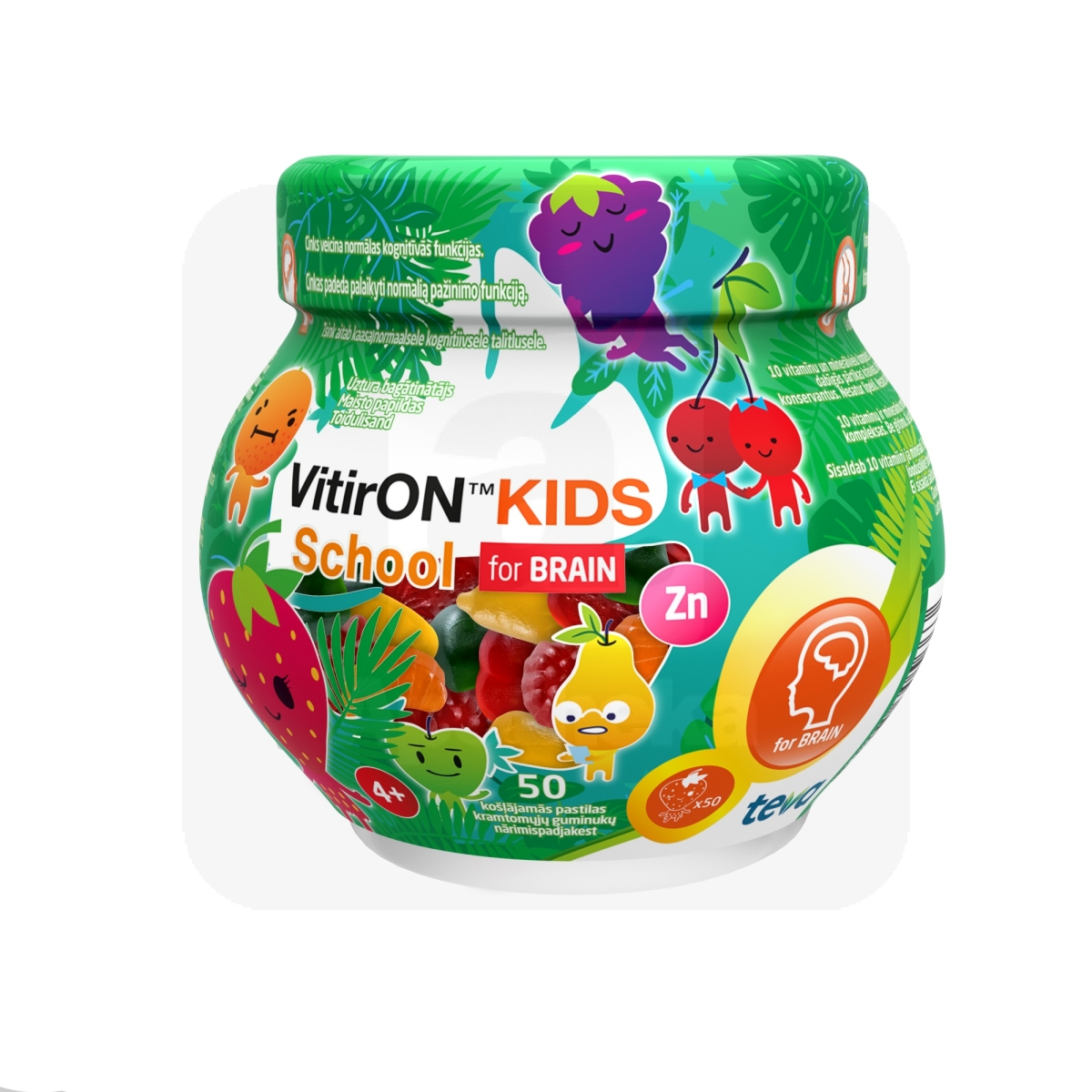 VITIRON KIDS SCHOOL NÄRIMISPADJAKESED N50 - Изображение товара