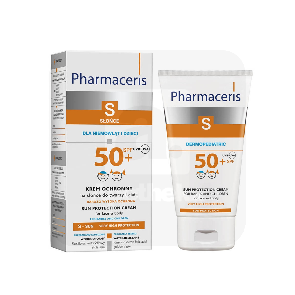 PHARMACERIS S PÄIKESEKAITSEKREEM LASTELE SPF50+ 125ML - Изображение товара