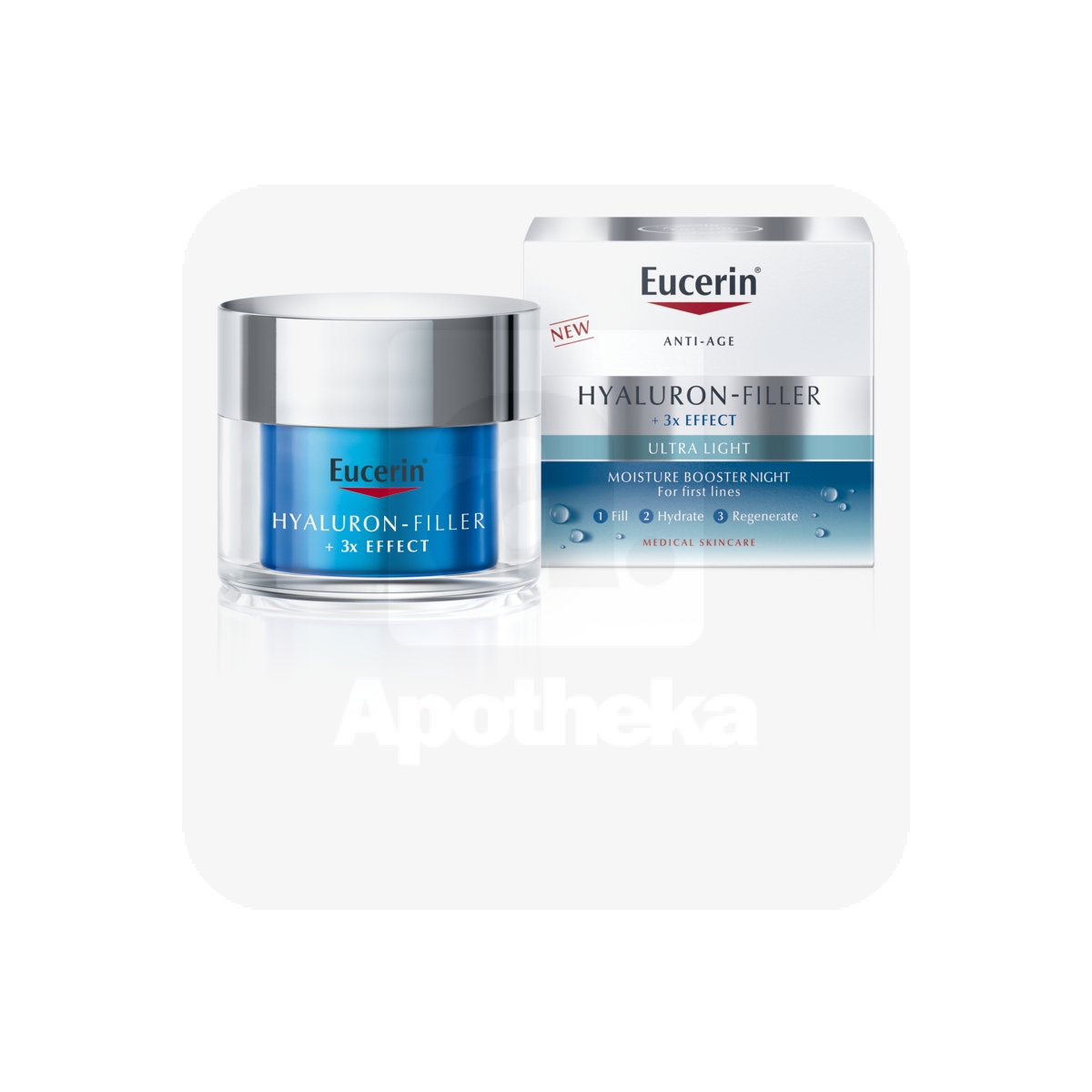 EUCERIN HYALURON-FILLER GEEL-KREEM ÖINE NIISUTAV 50ML