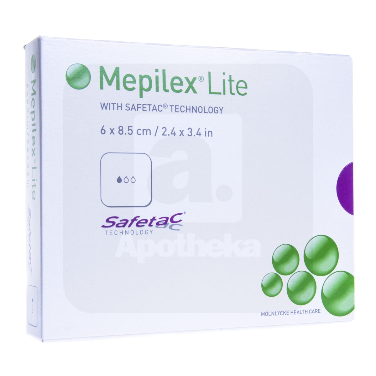 MEPILEX LITE SILIKOONHAAVAPADI STERIILNE 6X8,5CM N5 - Изображение товара