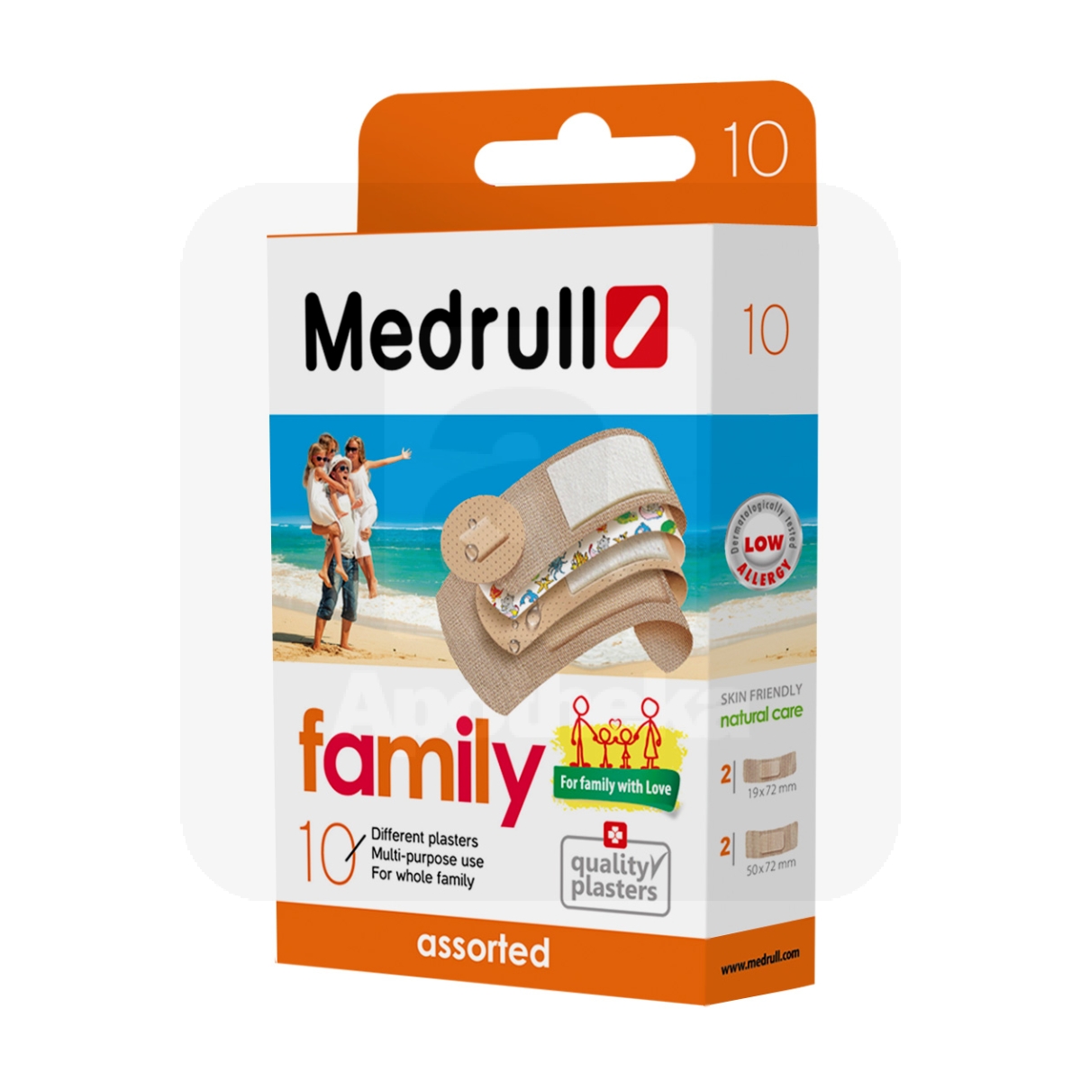 MEDRULL PLAASTER FAMILY N10 (5 SUURUST) VEEKINDLAD - Изображение товара