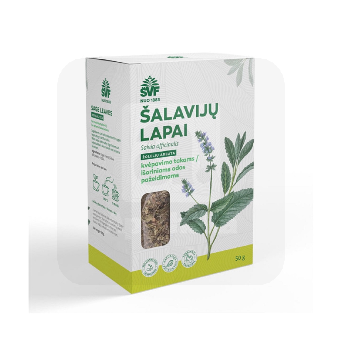 SALVEILEHED (SALVIAE FOLIA) 50G - Изображение товара