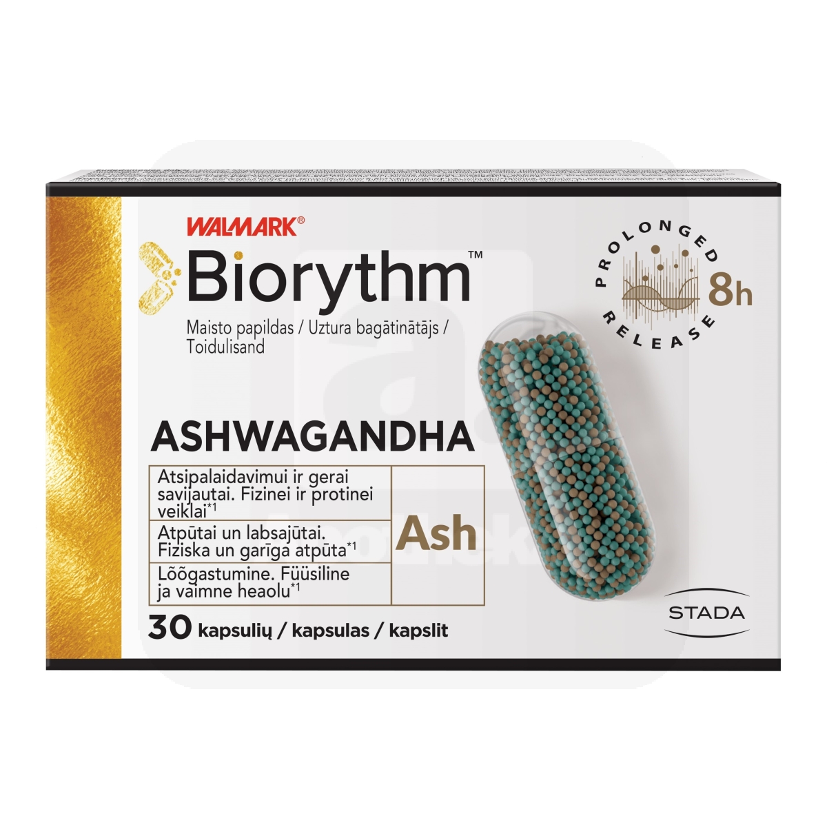 BIORYTHM ASHWAGANDHA KAPSLID N30 - Изображение товара