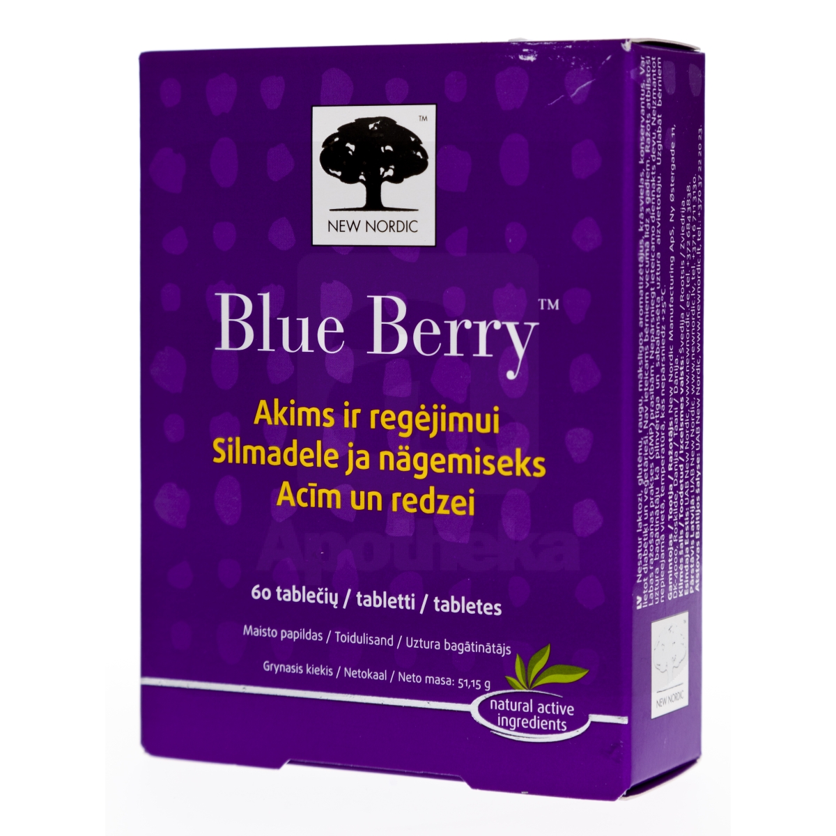 NEW NORDIC BLUE BERRY (MUSTIKA) TBL N60 - Изображение товара