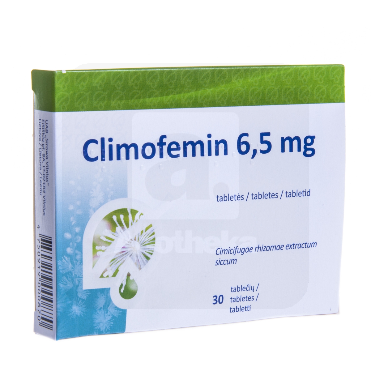 CLIMOFEMIN TBL 6,5MG N30 - Изображение товара