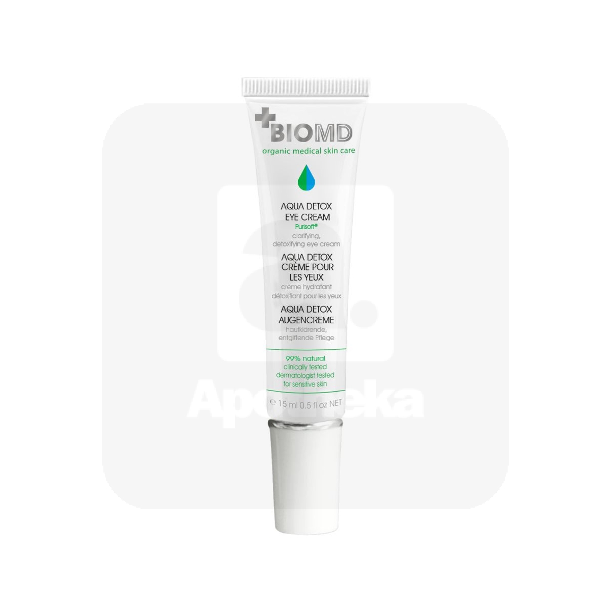 BIOMD AQUA DETOX SILMAKREEM UUENDAV 15ML - Изображение товара