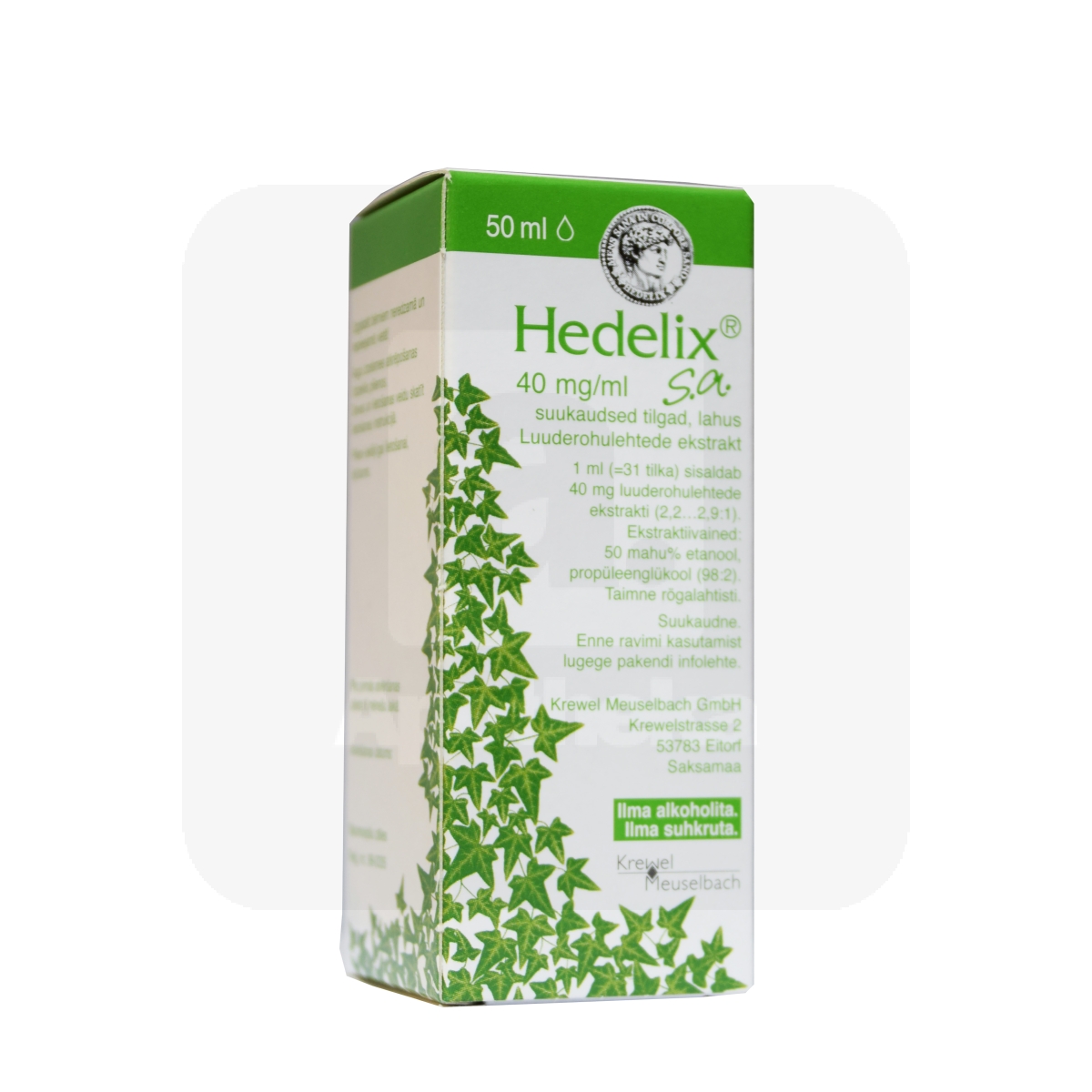 HEDELIX S.A. SUUKAUDSED TILGAD 40MG/ML 50ML - Изображение товара