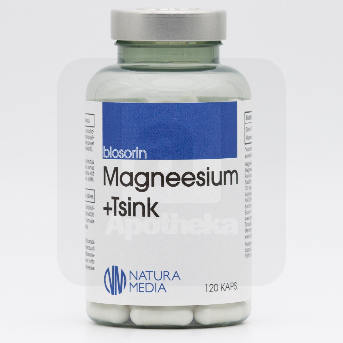 BIOSORIN MAGNEESIUM 270MG + TSINK 22MG N120 - Изображение товара