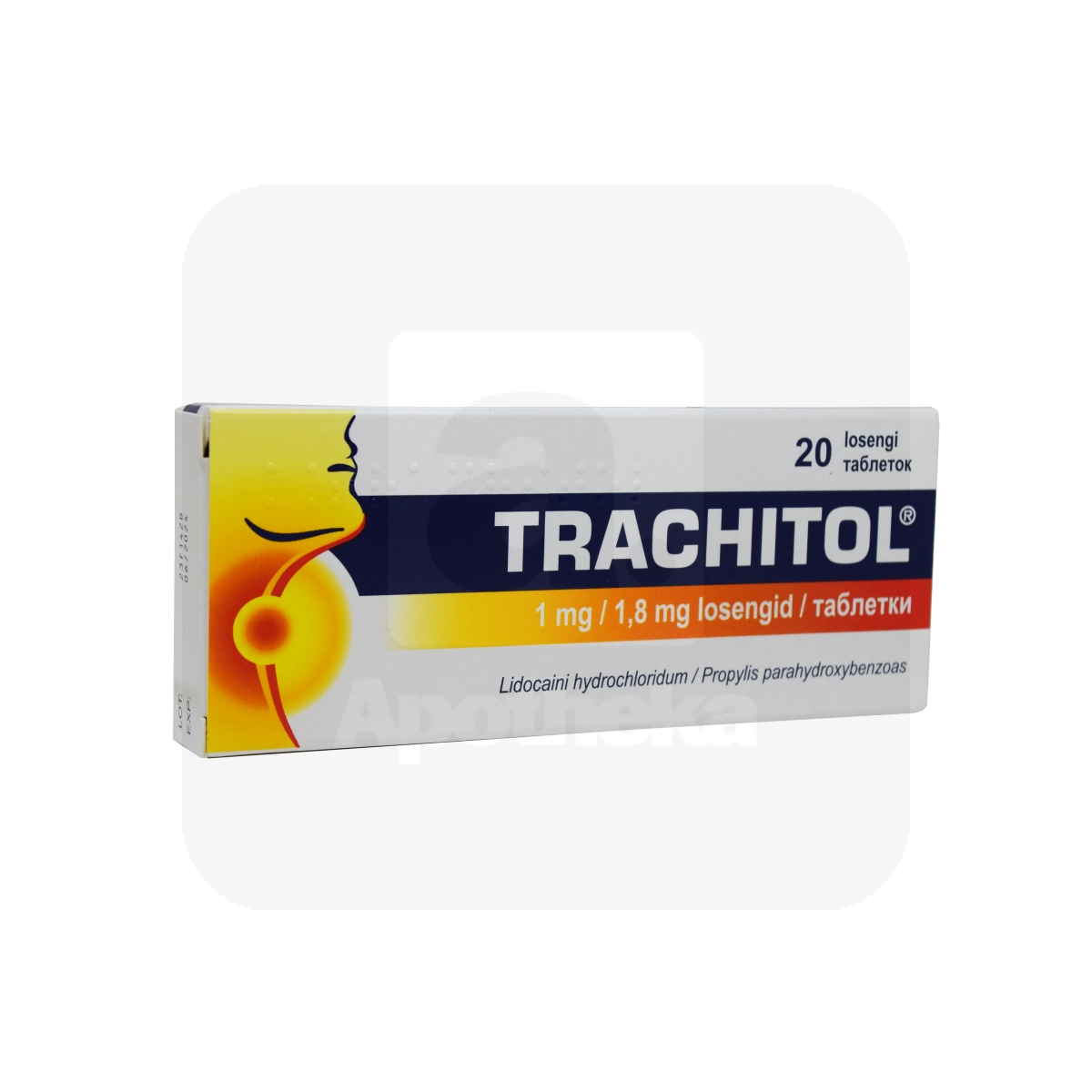 TRACHITOL LOSENG 1MG+1,8MG N20 - Изображение товара