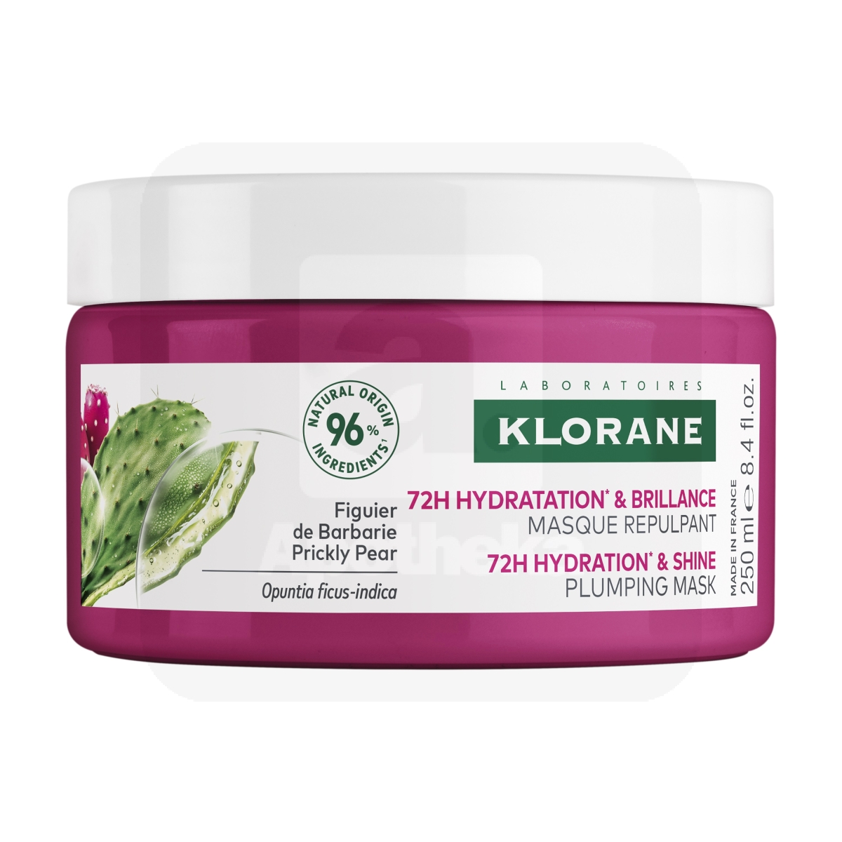 KLORANE JUUKSEMASK 72H NIISUTAV JA SÄRA ANDEV 250ML - Изображение товара