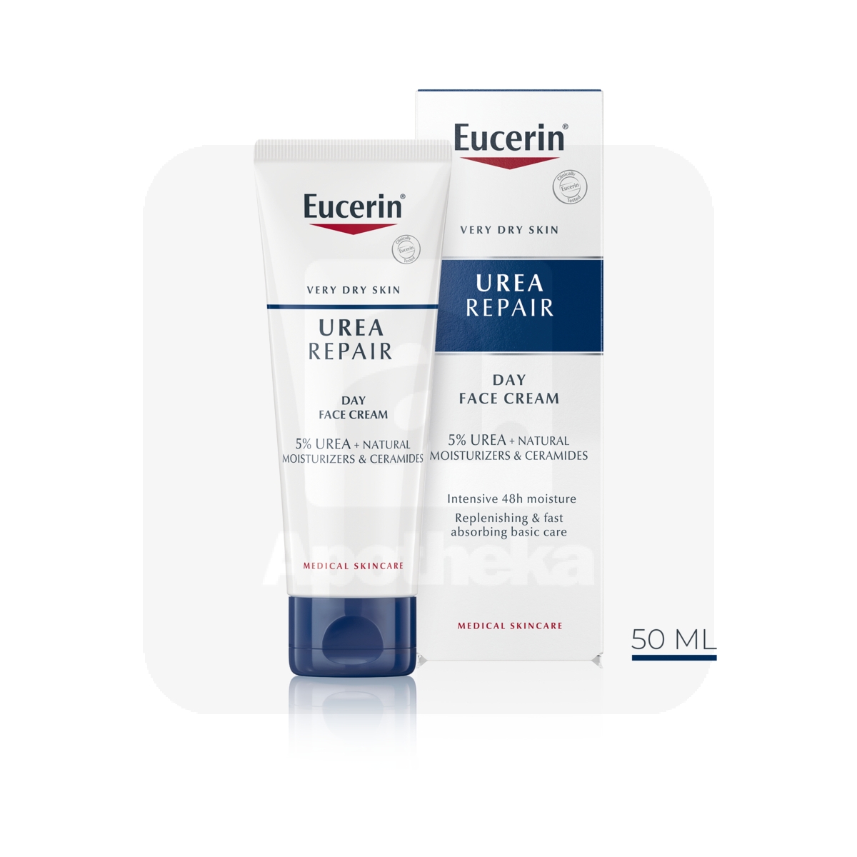 EUCERIN UREAREPAIR NÄOKREEM KUIVALE NAHALE 5% UREA 50ML - Изображение товара