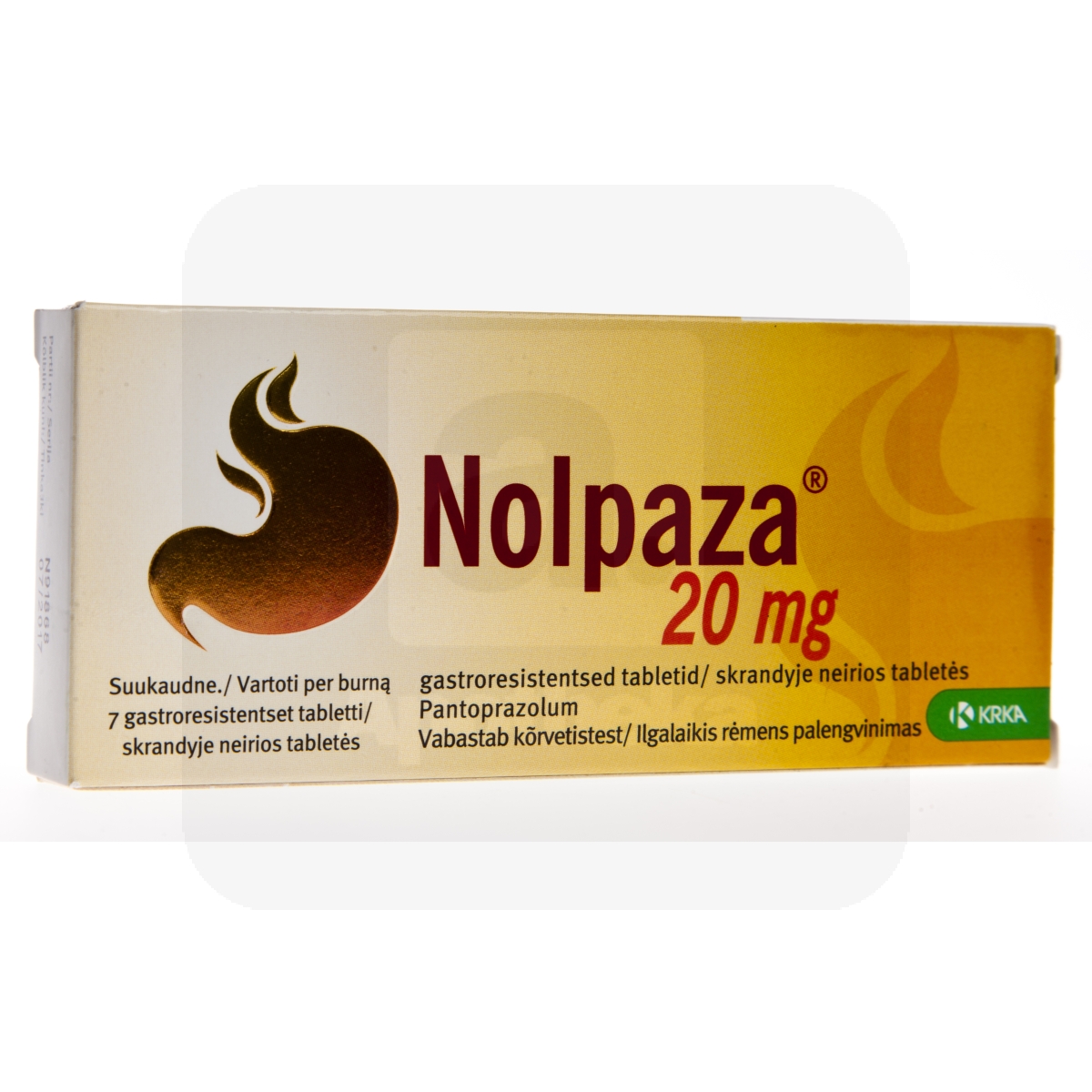 NOLPAZA GASTRORESISTENTNE TBL 20MG N7 - Изображение товара