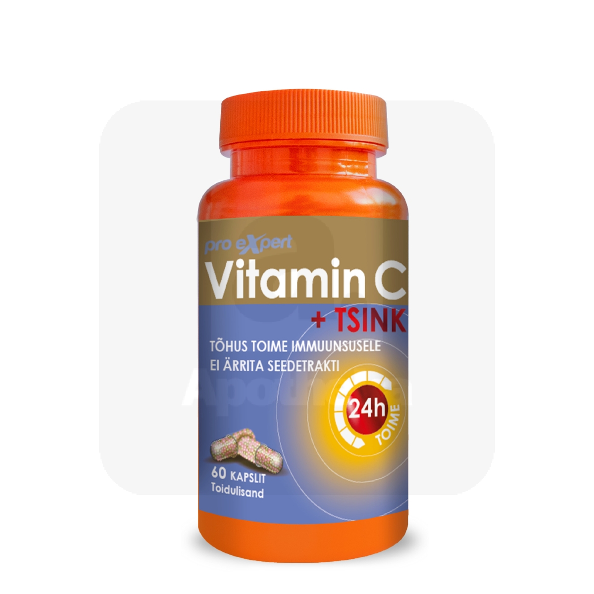 VITAMIN C PRO EXPERT+TSINK KAPSLID N60 - Изображение товара