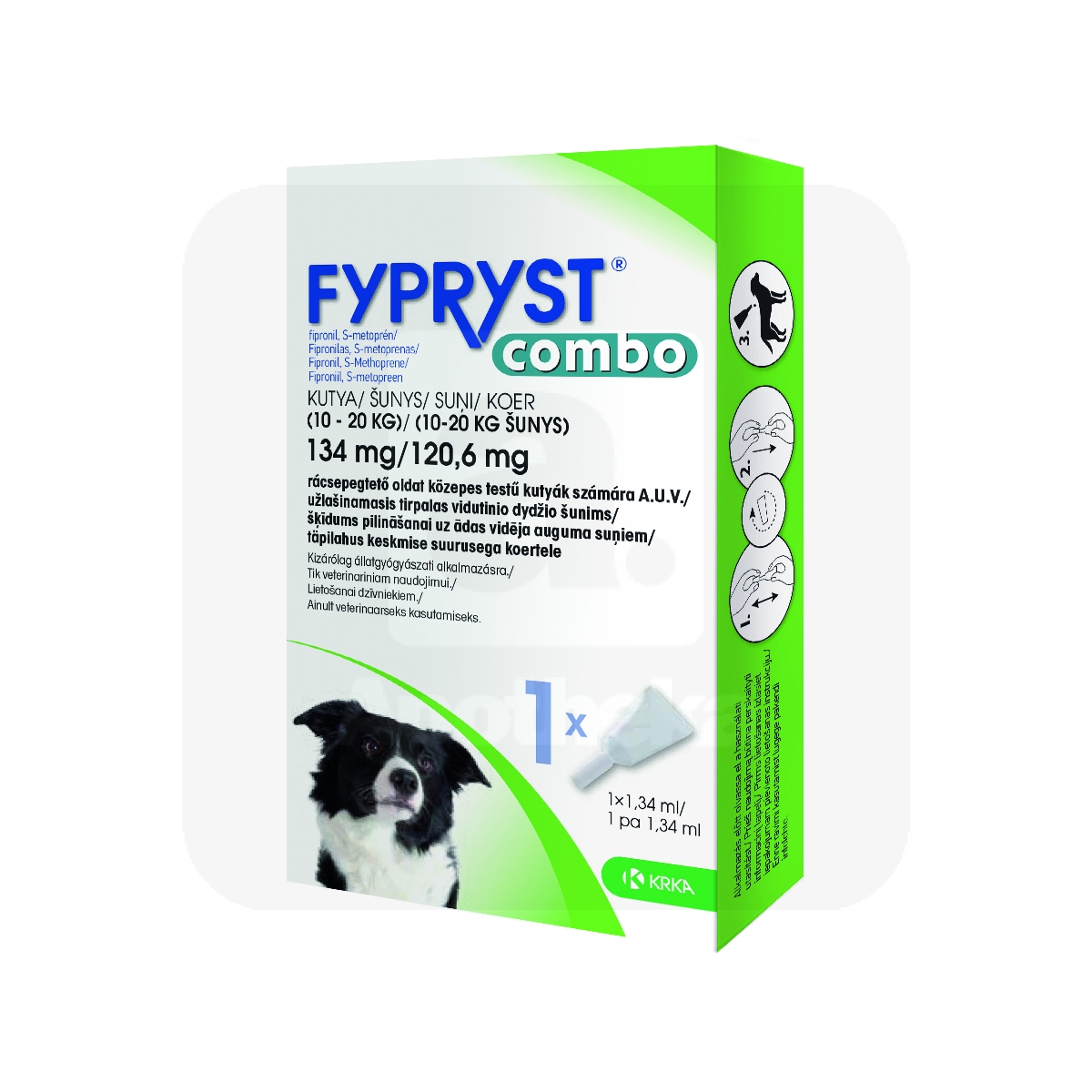 FYPRYST COMBO TÄPILAHUS 134+120,6MG/1,34ML N1 (10-20KG) - Изображение товара