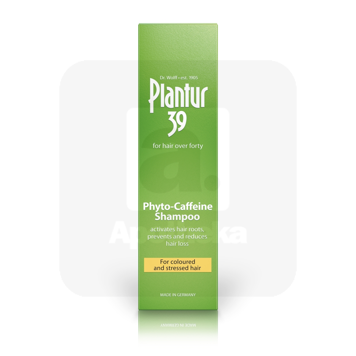 PLANTUR 39 PHYTO CAFFEINE SHAMPOON VÄRVITUD JUUSTELE 250ML - Изображение товара