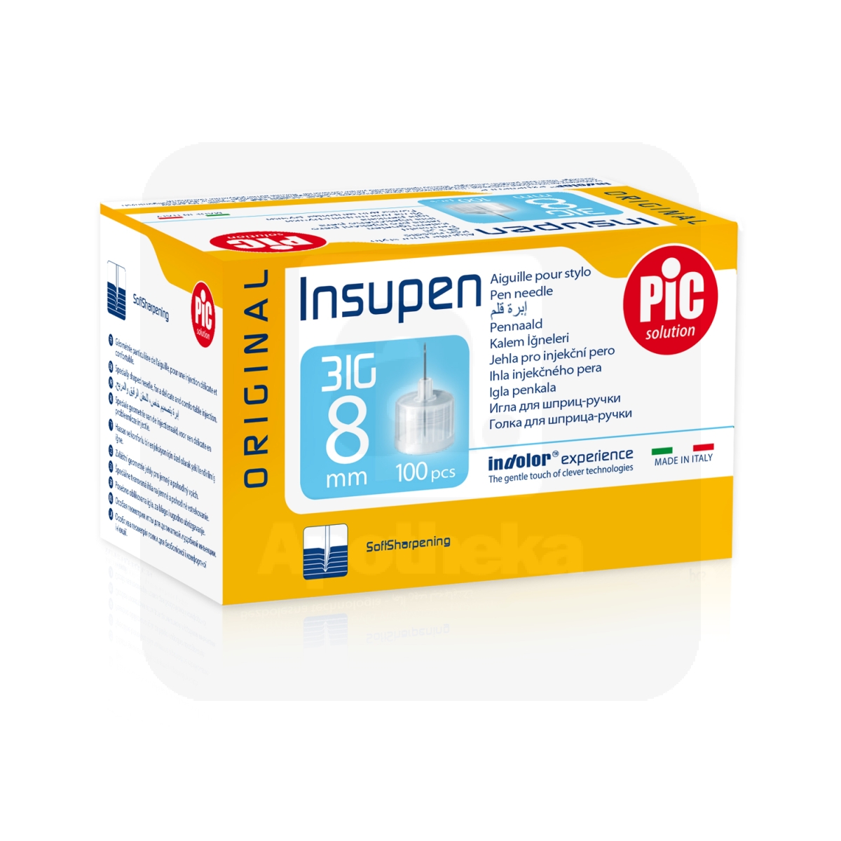 INSULIININÕELAD INSUPEN ORIGINAL 31G 0,25MM 8MM N100 - Изображение товара