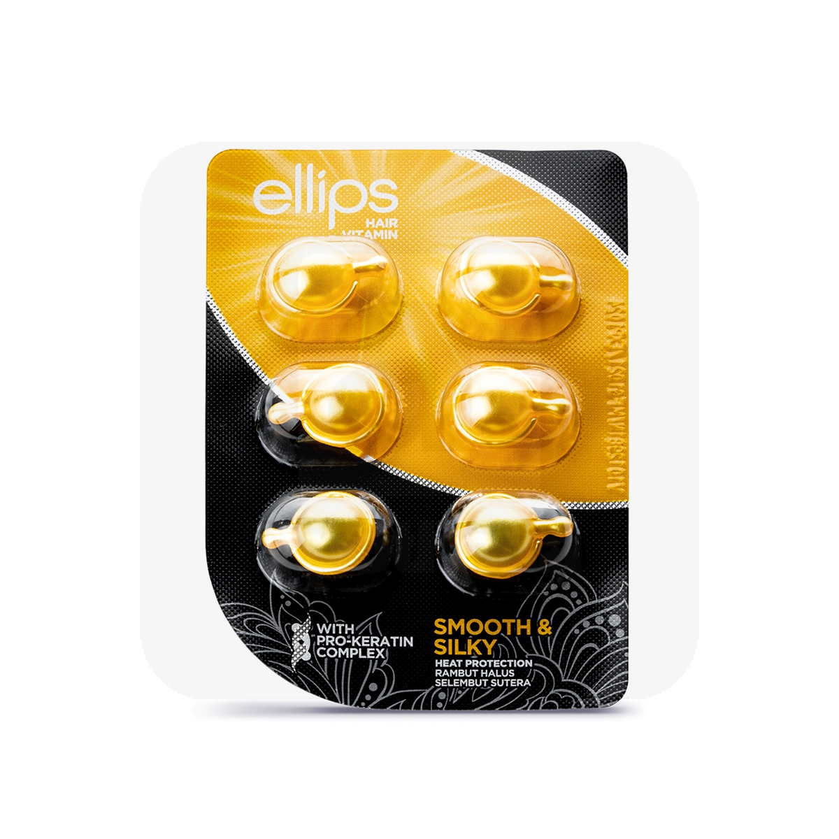 ELLIPS SMOOTH&SILKY JUUKSEVITAMIINID PEALEMÄÄRITAVAD 1ML N6 - Изображение товара 1