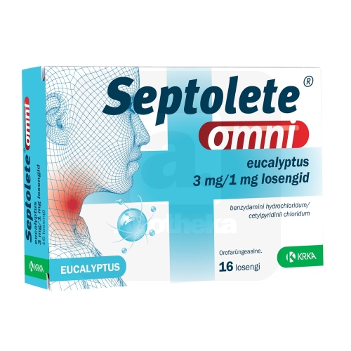 SEPTOLETE OMNI EUCALYPTUS LOSENG 3MG+1MG N16