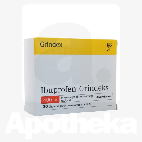 IBUPROFEN-GRINDEKS TBL 400MG N30