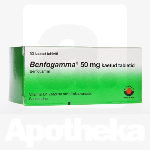 BENFOGAMMA KAETUD TBL 50MG N50