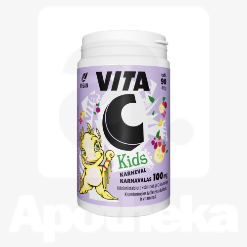 VITA-C KIDS NÄRIMISTABLETID 100MG N90