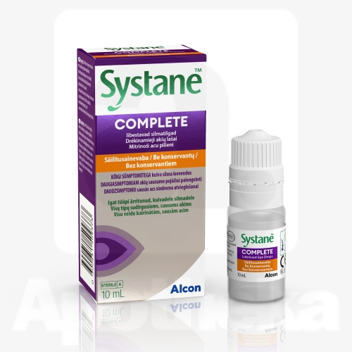 SYSTANE COMPLETE NIISUTAVAD SILMATILGAD SÄILITUSAINETA 10ML