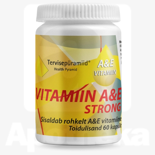 TERVISEPÜRAMIID VITAMIIN A+E STRONG KAPSLID N60