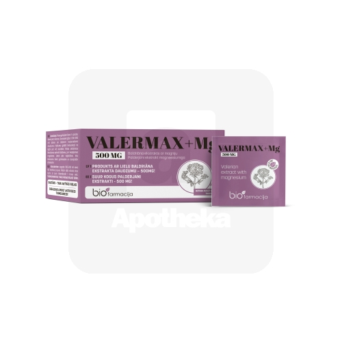 VALERMAX 500MG+MG N28