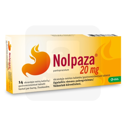 NOLPAZA GASTRORESISTENTNE TBL 20MG N14