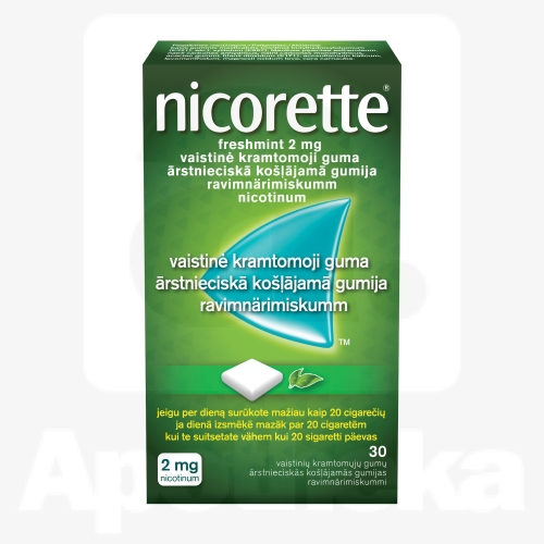 NICORETTE FRESHMINT NÄRIMISKUMM 2MG N30