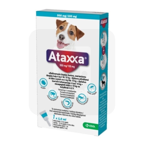 ATAXXA TÄPILAHUS 500MG+100MG/1,0ML N1 (4-10KG)