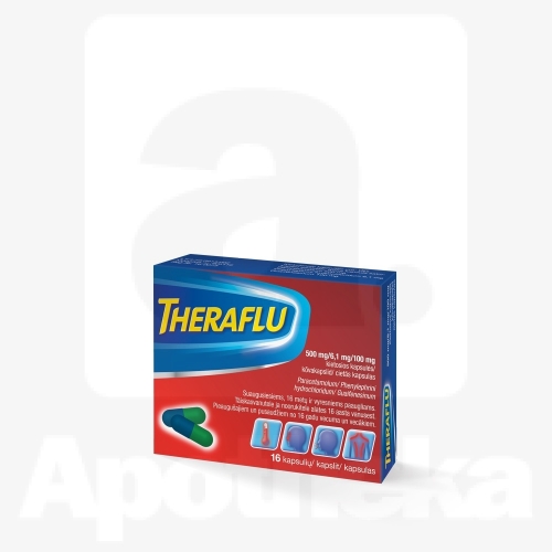 THERAFLU KÕVAKAPSEL 500MG+100MG+6,1MG N16