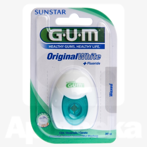 GUM ORIGINAL WHITE ОТБЕЛИВАЮЩАЯ НИТЬ 30М /2040/