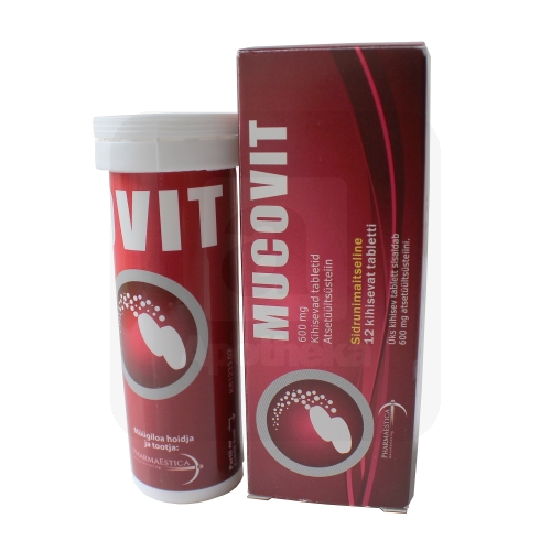 MUCOVIT KIHISEV TBL 600MG N12