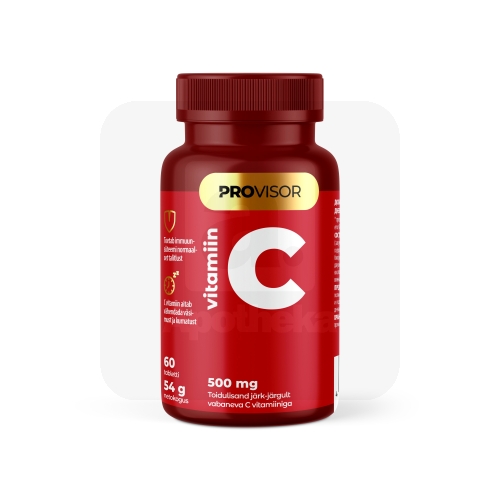 PROVISOR VITAMIIN C  PROLONG TBL 500MG N60