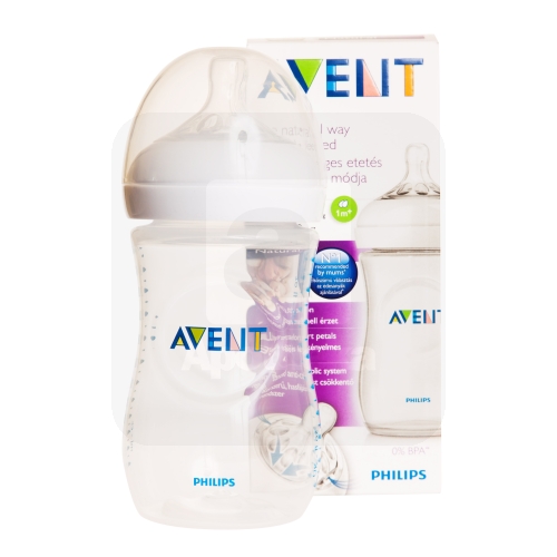 AVENT TOITMISPUDEL NATURAL (SILIK) 260ML