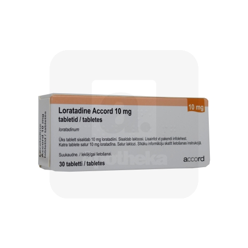 LORATADINE ACCORD TBL 10MG N30