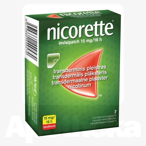 NICORETTE INVISIPATCH TDP 15MG/16H N7