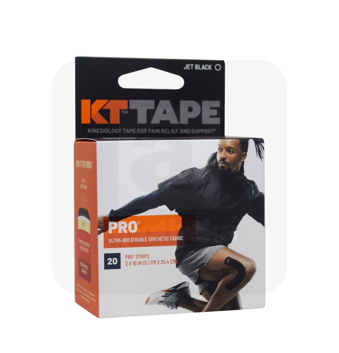 KT TEIP PRO NEON (EELLÕIGATUD 5M, 20 STRIP) MUST - Изображение товара 2