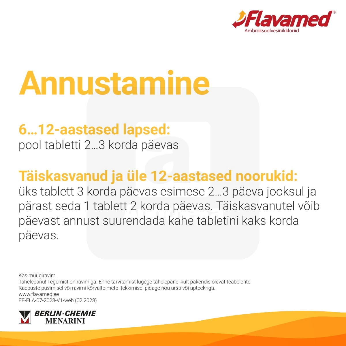 FLAVAMED 30MG TBL 30MG N20 - Изображение товара 4