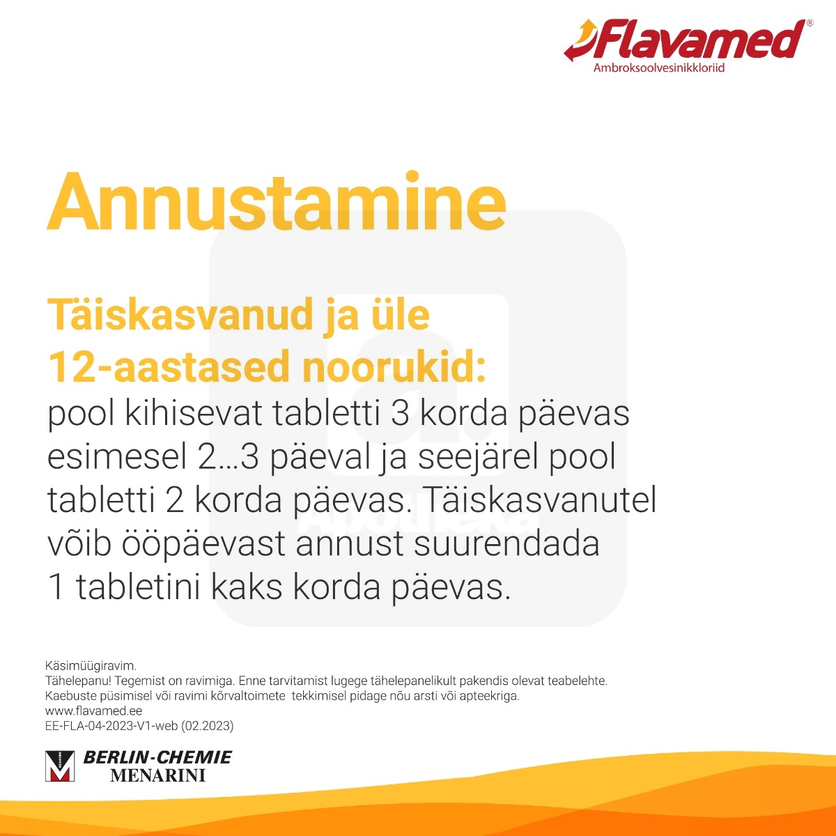 FLAVAMED 60MG KIHISEV TBL 60MG N10 - Изображение товара 5