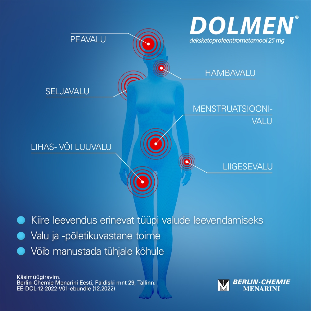 DOLMEN SUUKAUDSE LAH GRAN 25MG N10 - Изображение товара 4