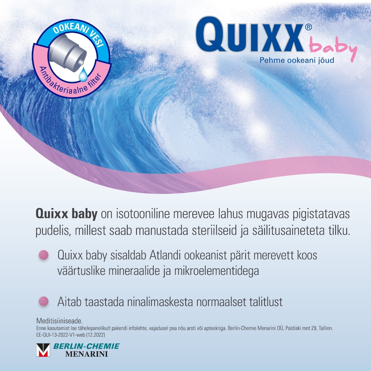 QUIXX BABY NINATILGAD 10ML ISOTOONILINE